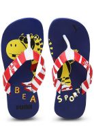 Puma Zebra Jr Dp Blue Flip Flops