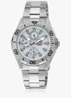 Q&Q H018-201 Silver/White Analog Watch