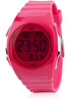 Q&Q M130J009Y Pink/Pink Digital Watch