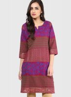 Riya Pink Printed Kurtis