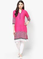 Riya Pink Printed Kurtis