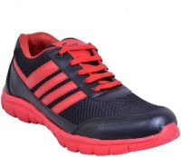S&S Black & Red Running Shoes(Red)