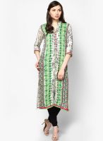 Shree Cream Printed Kurtis