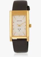 Sonata 7095Yl02 Brown/White Analog Watch