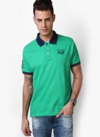 TBASE Green Polo T Shirt