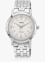 Timex Ti000t10500-Sor Silver/Silver Analog Watch