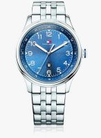 Tommy Hilfiger Th1710308/D Silver/Blue Analog Watch
