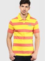 Turtle Lemon Striped Polo T-Shirts