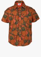 UFO Orange Casual Shirt