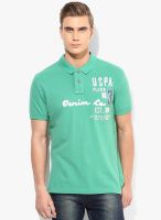 U.S. Polo Assn. Green Polo T-Shirt