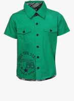 Unikid Green Casual Shirt