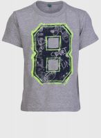 United Colors of Benetton Grey Melange T-Shirt