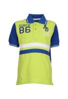 United Colors of Benetton Lemon Polo T Shirts