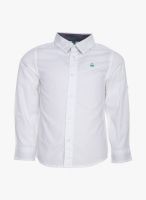 United Colors of Benetton White Casual Shirt