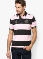 Wilkins & Tuscany Brown Printed Polo T-Shirts