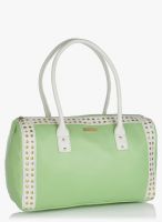 3 Mad Chicks Green/White Shoulder Bag