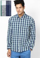 Allen Solly Blue Custom Casual Casual Shirt