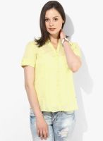 Arrow Woman Yellow Printed Shirt