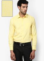 Arrow Yellow Slim Fit Formal Shirt