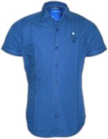 Blacksoul Men's Solid Casual Blue Shirt