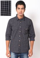 Colt Black Slim Fit Casual Shirt