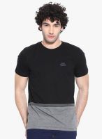 Cult Fiction Black Solid Round Neck T-Shirt