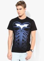 Batman Black Printed Round Neck T-Shirt