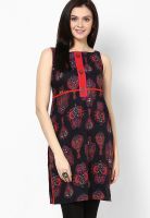 Divina Black Printed Kurtis