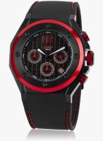 Esprit Es104171002 Black/Red Chronograph Watch