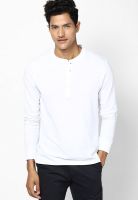 FREECULTR White Solid Henley T-Shirts