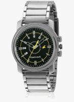 Fastrack Ne3039Sm02-D517 Silver/Black Analog Watch