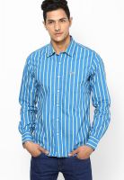 Flying Machine Blue Casual Shirt