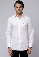 French Connection White Slim Fit Casual Shirt