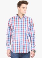HW Multicoloured Checked Regular Fit Casual Shirt