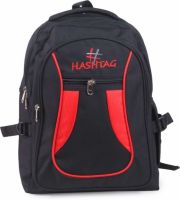 Hashtag CBOL 1046 17 L Large Backpack(Black & Red HA012)