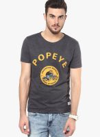 Henry and Smith Charcoal Grey Printed Round Neck T-Shirts