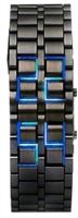 iDigi Blue LED Chain Bracelet Digital Watch - For Men, Boys, Girls