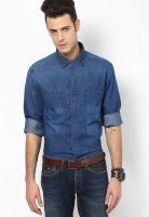 Indian Terrain Blue Casual Shirt