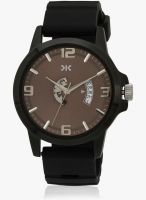 KILLER Klw5011d Black/Brown Analog Watch