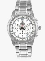 Orient Stw01005w0 Silver/White Analog Watch