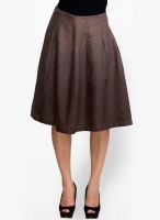Oxolloxo Brown A-Line Skirt