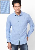 Park Avenue Blue Casual Shirt