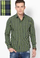 Park Avenue Green Casual Shirt