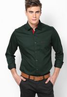 Peter England Green Casual Shirt