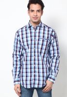 Raymond Blue Smart Fit Casual Shirt