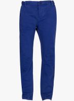 Slub Junior Navy Blue Trouser