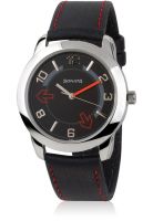 Sonata Black Analog Watch