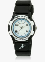 Sonata Nf7921pp11j Black/White Analog Watch