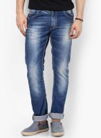 Spykar Blue Narrow Fit Jeans