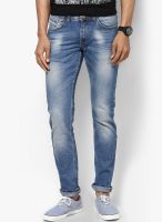 Spykar Blue Narrow Fit Jeans